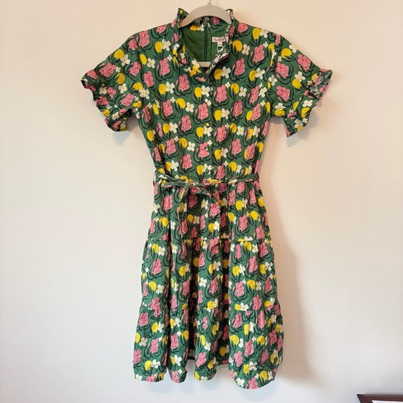 Ivy City Co Mini Sutton Dress In Citrus Girls Size 13-14 NWT - Picture 1 of 5